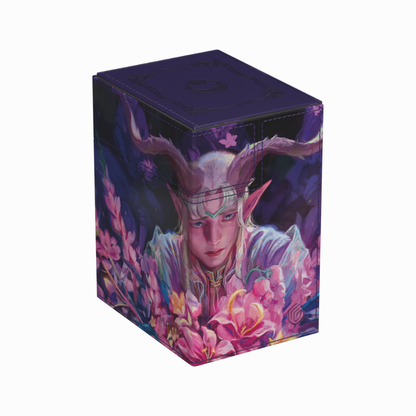Ultimate Guard Deck Box Flip’n’Tray 133+ Xenoskin mit Lorwyns-Finsternis-Artwork in Lila und Pink, MTG Deckbox