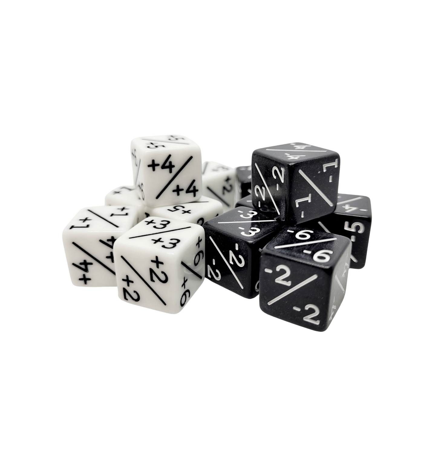 Würfelset - Counter Dice +/- (12)