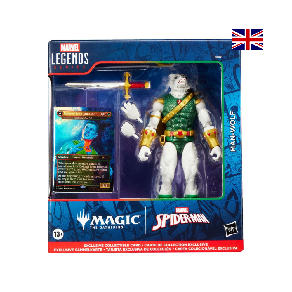 Actionfigur - Man-Wolf (plus exklusive Foil-Karte)