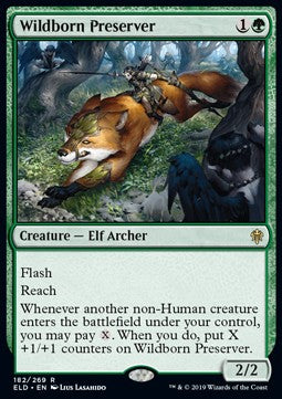 Wildborn Preserver - Throne of Eldraine (Rare) [182]