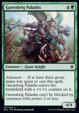 Garenbrig Paladin - Throne of Eldraine (Common) [157]