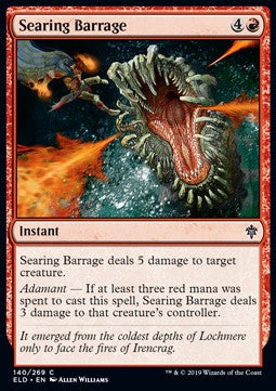 Searing Barrage - Throne of Eldraine (Common) [140]