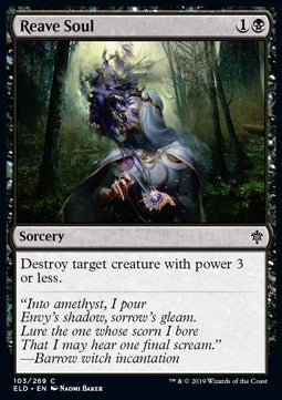 Reave Soul - Throne of Eldraine (Common) [103]