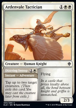 Ardenvale Tactician // Dizzying Swoop - Throne of Eldraine (Common) [5]