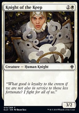 Knight of the Keep - Throne of Eldraine (Common) [19]