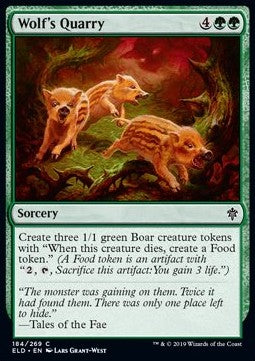 Wolf's Quarry - Throne of Eldraine (Common) [184]