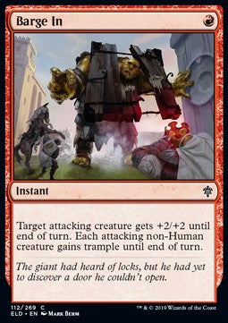 Barge In - Throne of Eldraine (Common) [112]