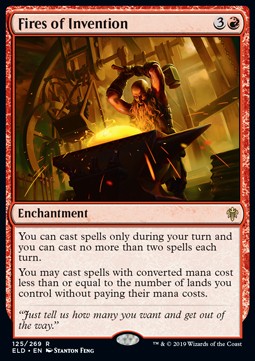 Fires of Invention - Throne of Eldraine (Rare) [125]