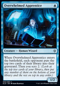 Overwhelmed Apprentice - Throne of Eldraine (Uncommon) [60]