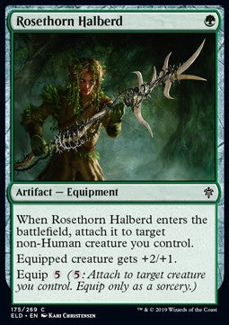 Rosethorn Halberd - Throne of Eldraine (Common) [175]