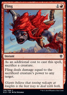 Fling - Throne of Eldraine (Common) [126]