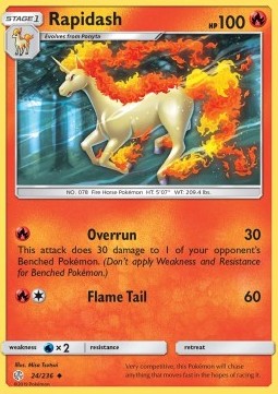 Rapidash - Cosmic Eclipse (Uncommon) [24]