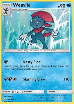 Weavile - Cosmic Eclipse (Rare) [44]