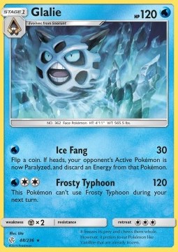 Glalie - Cosmic Eclipse (Rare) [48]