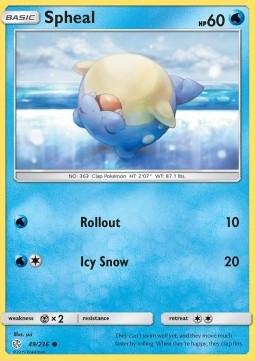 Spheal - Cosmic Eclipse (Common) [49]