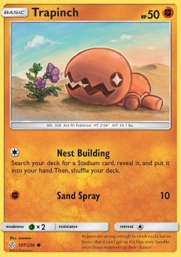 Trapinch - Cosmic Eclipse (Common) [107]