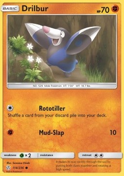 Drilbur - Cosmic Eclipse (Common) [114]