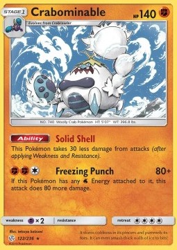 Crabominable - Cosmic Eclipse (Rare) [122]