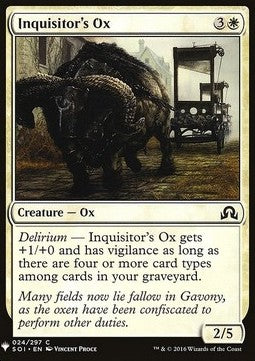 Inquisitor's Ox - Mystery Booster (Common) [24]