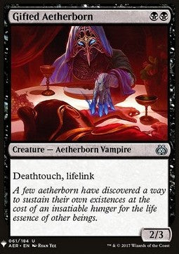 Gifted Aetherborn - Mystery Booster (Uncommon) [MYS-61]