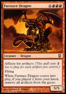 Furnace Dragon - Darksteel (Rare) [62]