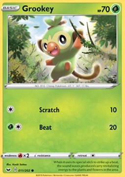 Grookey - Sword & Shield (Common) [11]