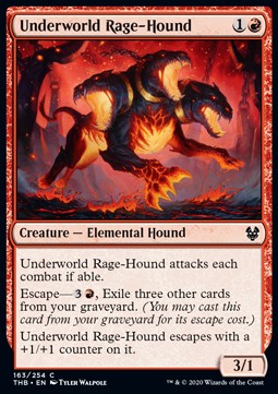 Underworld Rage-Hound - Theros Beyond Death (Common) [163]