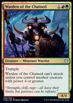 Warden of the Chained - Theros Beyond Death (Uncommon) [230]