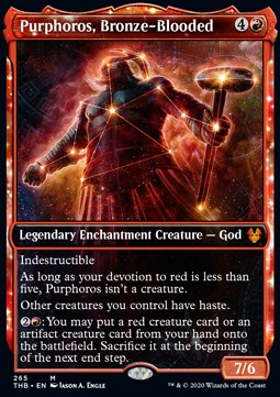 Purphoros, Bronze-Blooded - Theros Beyond Death: Extras (Mythic) [265]