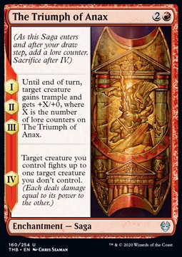 The Triumph of Anax - Theros Beyond Death (Uncommon) [160]