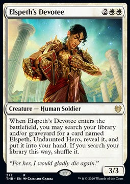 Elspeth's Devotee - Theros Beyond Death: Extras (Rare) [272]