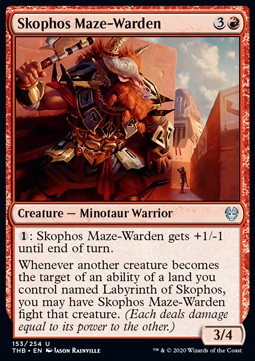 Skophos Maze-Warden - Theros Beyond Death (Uncommon) [153]