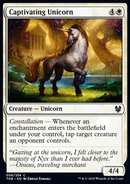 Captivating Unicorn - Theros Beyond Death (Common) [6]