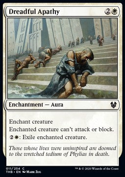 Dreadful Apathy - Theros Beyond Death (Common) [11]