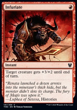 Infuriate - Theros Beyond Death (Common) [141]