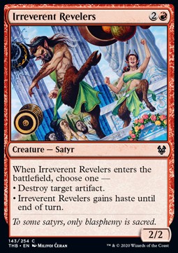 Irreverent Revelers - Theros Beyond Death (Common) [143]