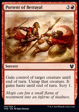 Portent of Betrayal - Theros Beyond Death (Common) [149]