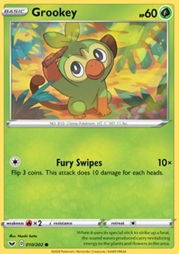 Grookey - Sword & Shield (Common) [SSH-10]