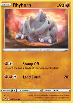 Rhyhorn - Sword & Shield (Common) [97]