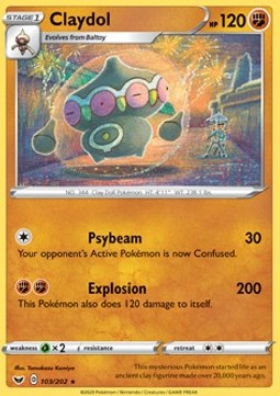 Claydol - Sword & Shield (Rare) [SSH-103]