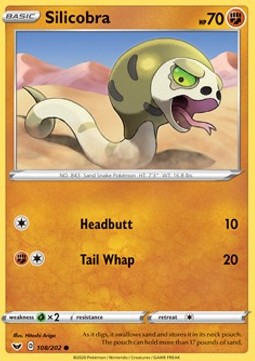 Silicobra - Sword & Shield (Common) [108]