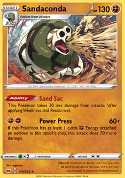 Sandaconda - Sword & Shield (Holo Rare) [SSH-110]