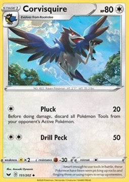 Corvisquire - Sword & Shield (Uncommon) [151]