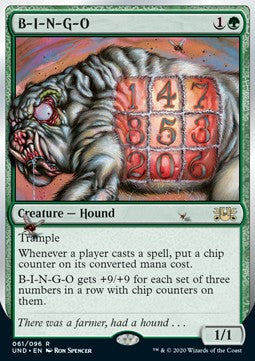 B-I-N-G-O - Unsanctioned (Rare) [UND-61]