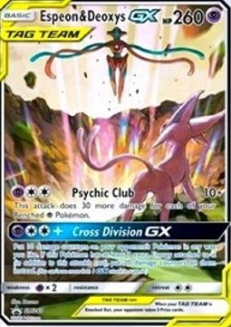 Espeon & Deoxys GX - SM Black Star Promos (Promo) [SM-240]