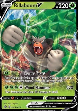 Rillaboom V - SWSH Black Star Promos (Promo) [014]