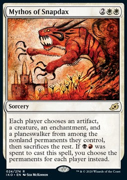 Mythos of Snapdax - Ikoria: Lair of Behemoths (Rare) [IKO-24]