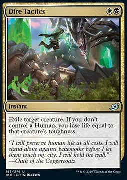 Dire Tactics - Ikoria: Lair of Behemoths (Uncommon) [183]