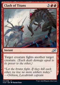 Clash of Titans - Ikoria: Lair of Behemoths (Uncommon) [111]