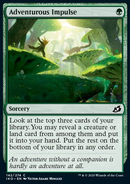 Adventurous Impulse - Ikoria: Lair of Behemoths (Common) [142]